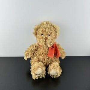 Bukowski Bears Clever Anton 10” Brown Teddy Bear Scarf Plush Stuffed Animal